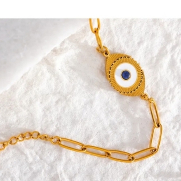 Bracelet 18k gold Plated Stainless steel - Picture 5 of 6